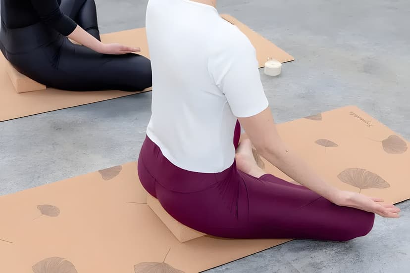 Tapis de yoga naturel