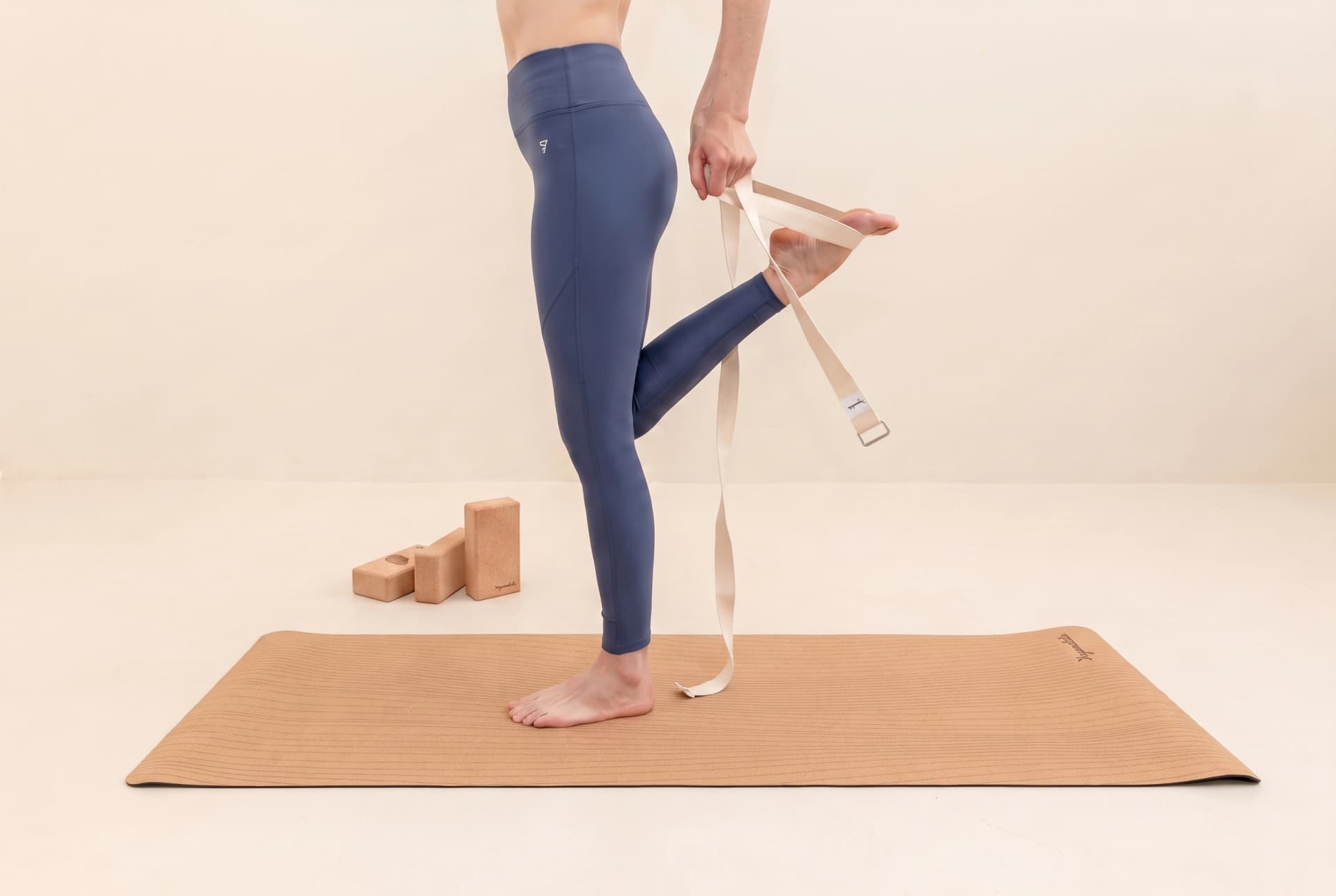 Tapis de yoga pliable – Lignes vue 4