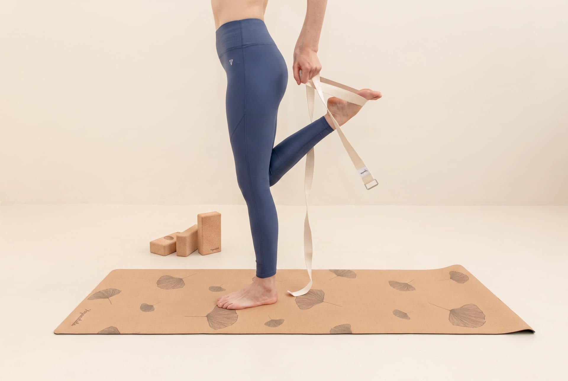 Tapis de yoga pliable - Ginkgo vue 3