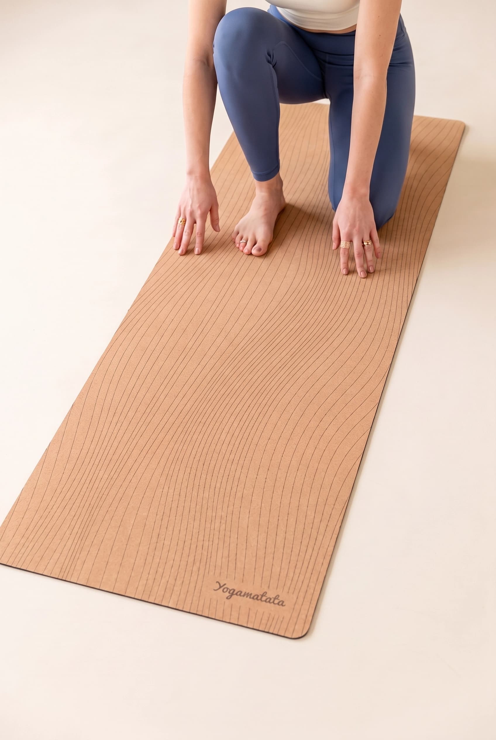 Tapis de yoga pliable – Lignes vue 7