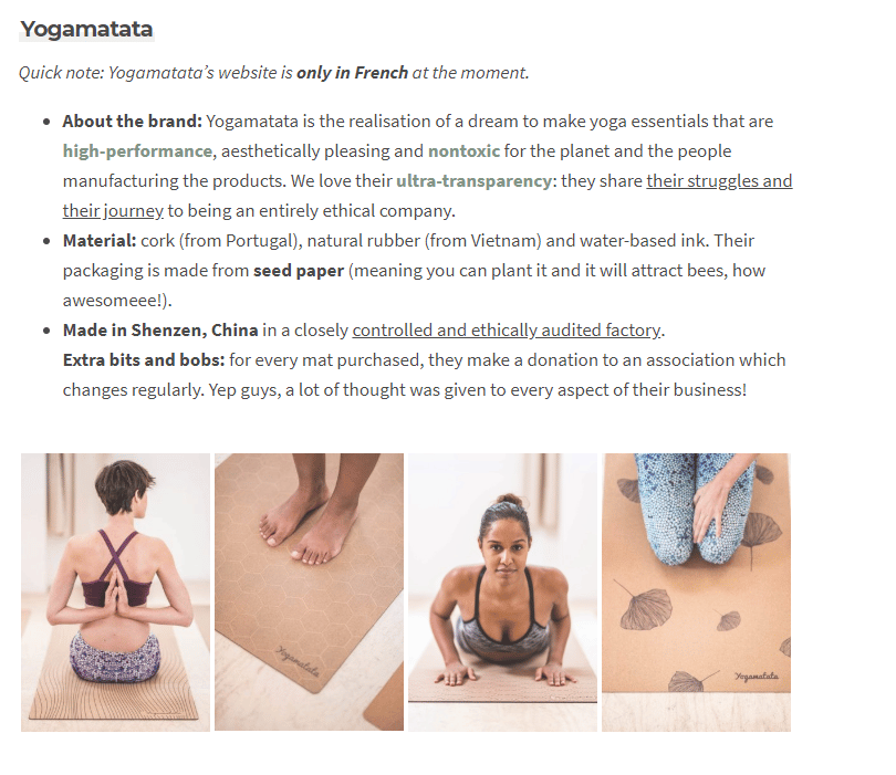 Publication autour de Yogamatata