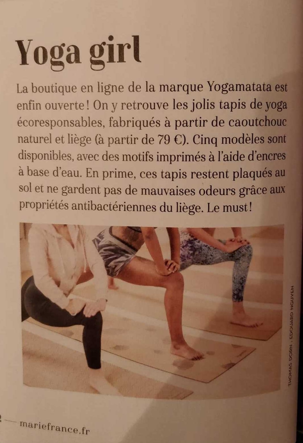 Capture de publication Yogamatata