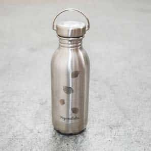 Reusable stainless steel bottle